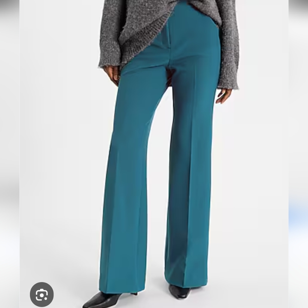 Express Dark Teal Wide Leg Pant
